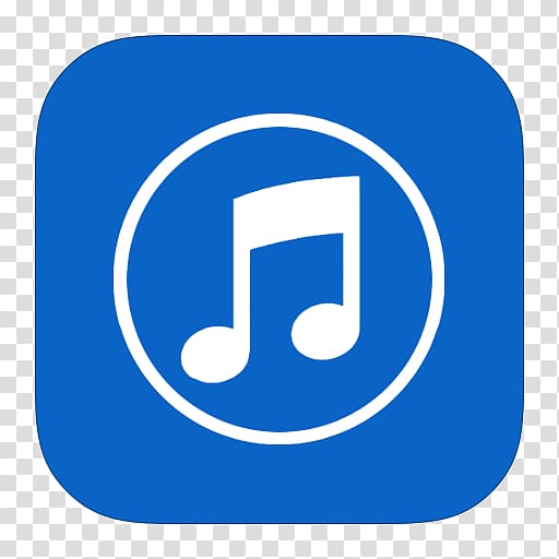 iTunes logo, blue number area text, MetroUI Apps iTunes transparent background PNG clipart