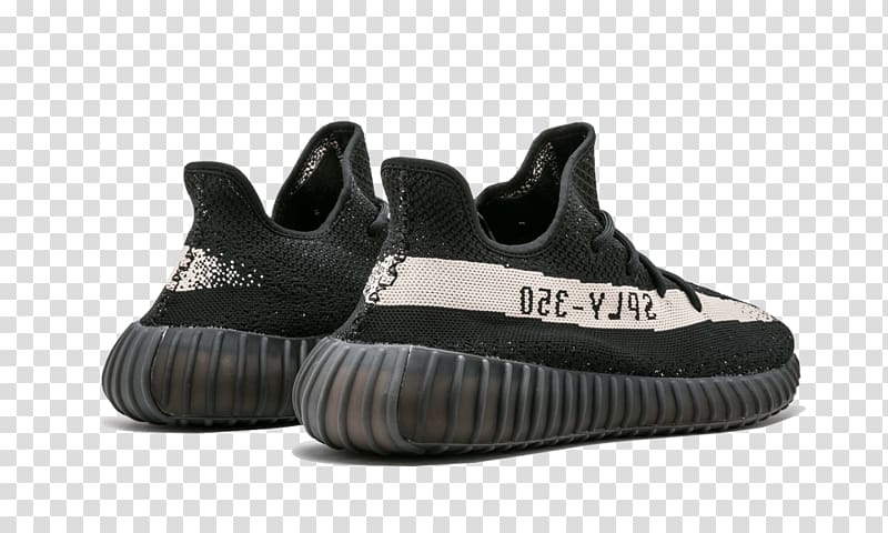 Adidas Mens Yeezy Boost 350 V2 Adidas ADID-BY1604-CBLACK/CWHITE/CBLACK-8 adidas Yeezy Boost 350 V2 