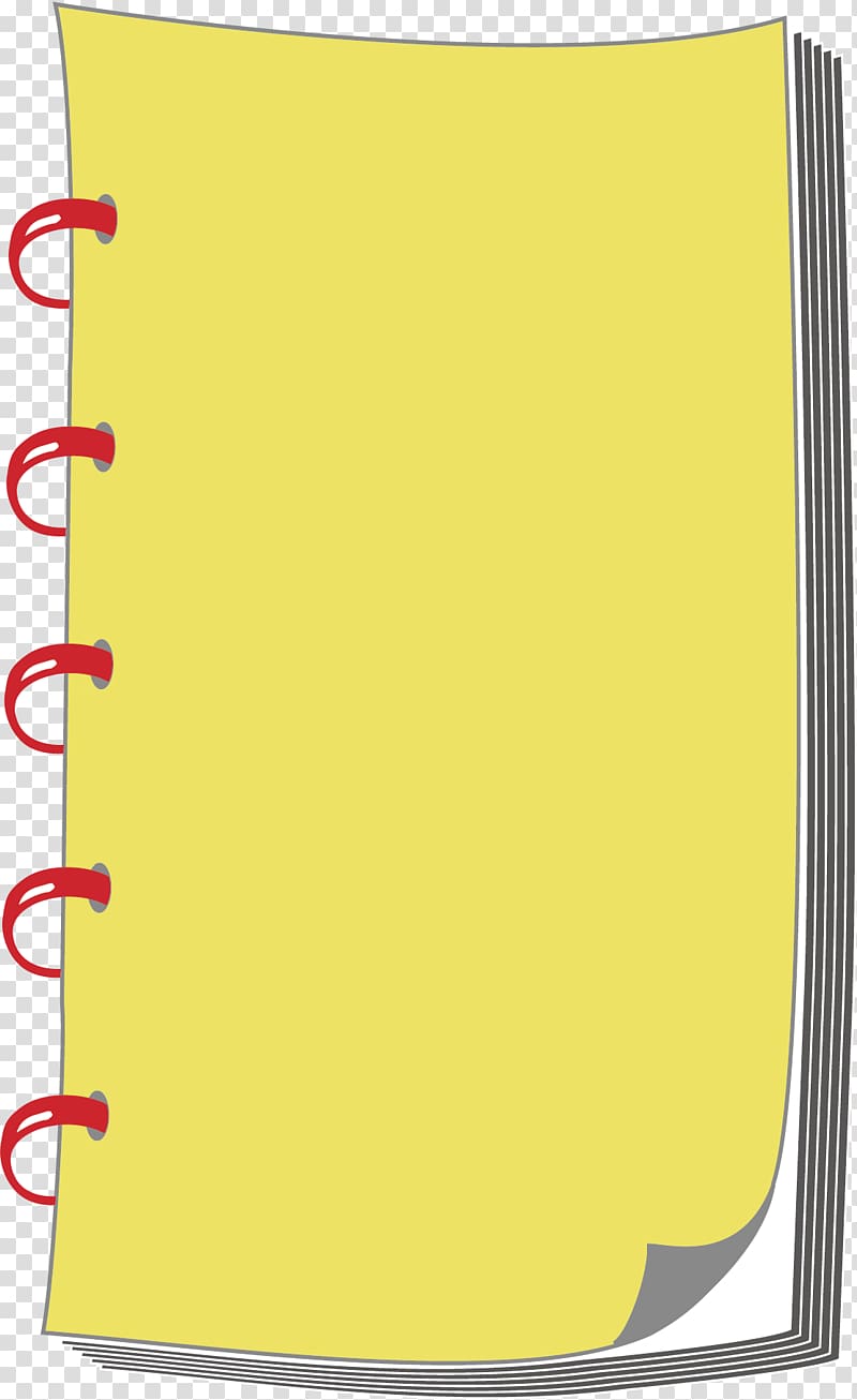 Yellow Book Computer file, Yellow book transparent background PNG clipart