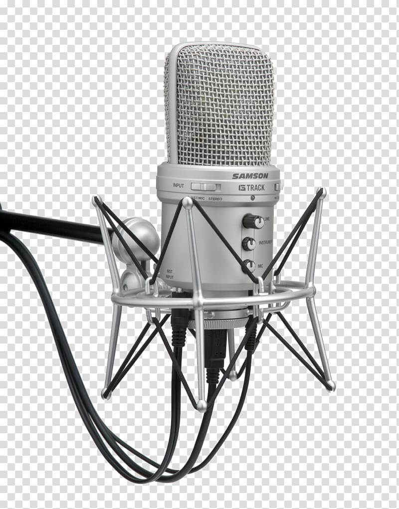 Microphone Samson G-Track Sound Cards & Audio Adapters USB, microphone transparent background PNG clipart