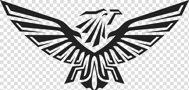 Eagle Black And White Logo Design