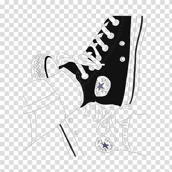 Converse Shoe Sketch Online - www.illva.com 1694047489