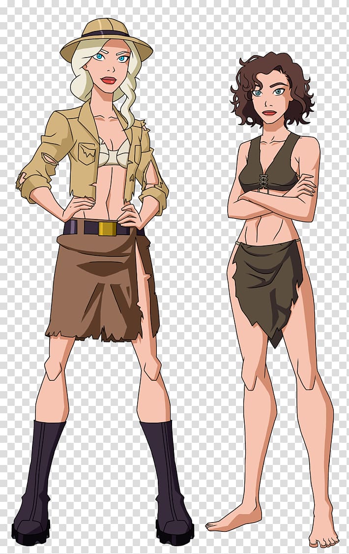 Jane Porter Tarzan Jungle girl, others transparent background PNG clipart