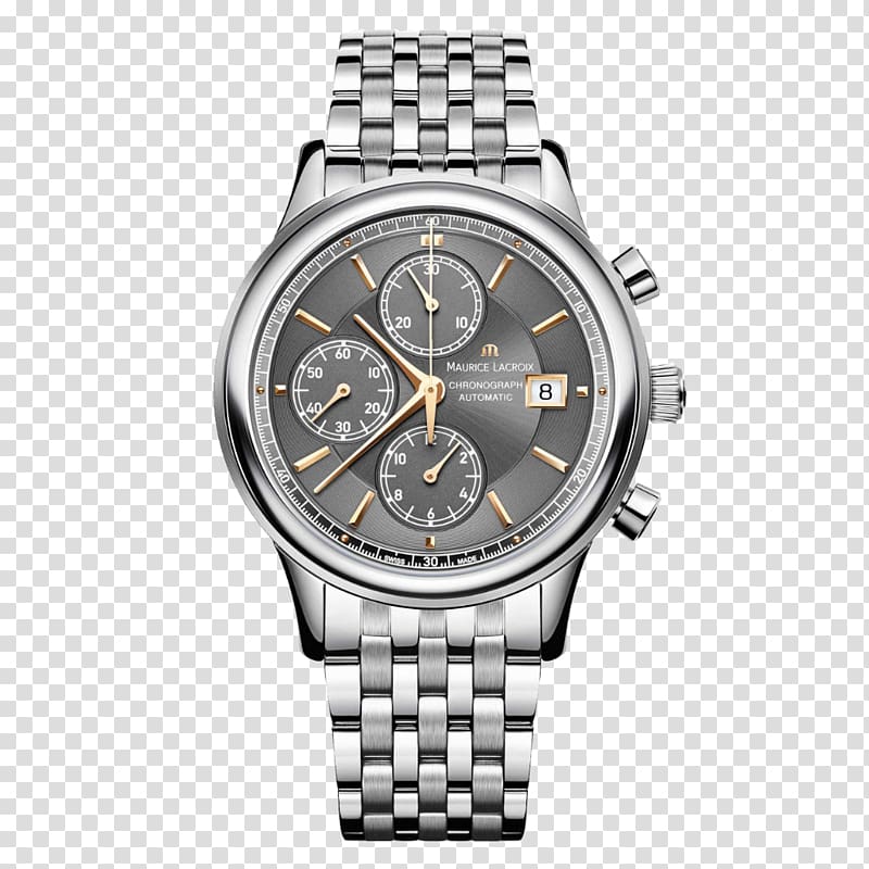 Chronograph Maurice Lacroix Watch Clock Jewellery, watch transparent background PNG clipart