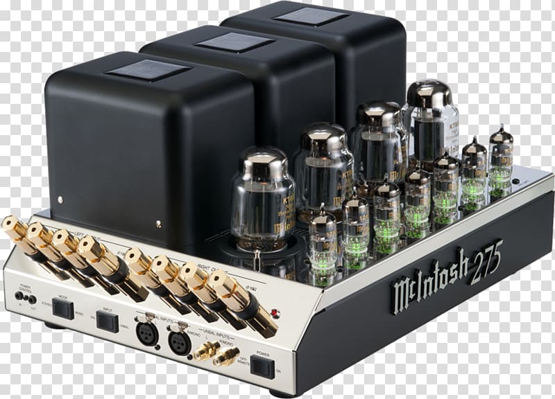 McIntosh Laboratory Audio power amplifier Valve amplifier McIntosh MC275 High fidelity, others transparent background PNG clipart