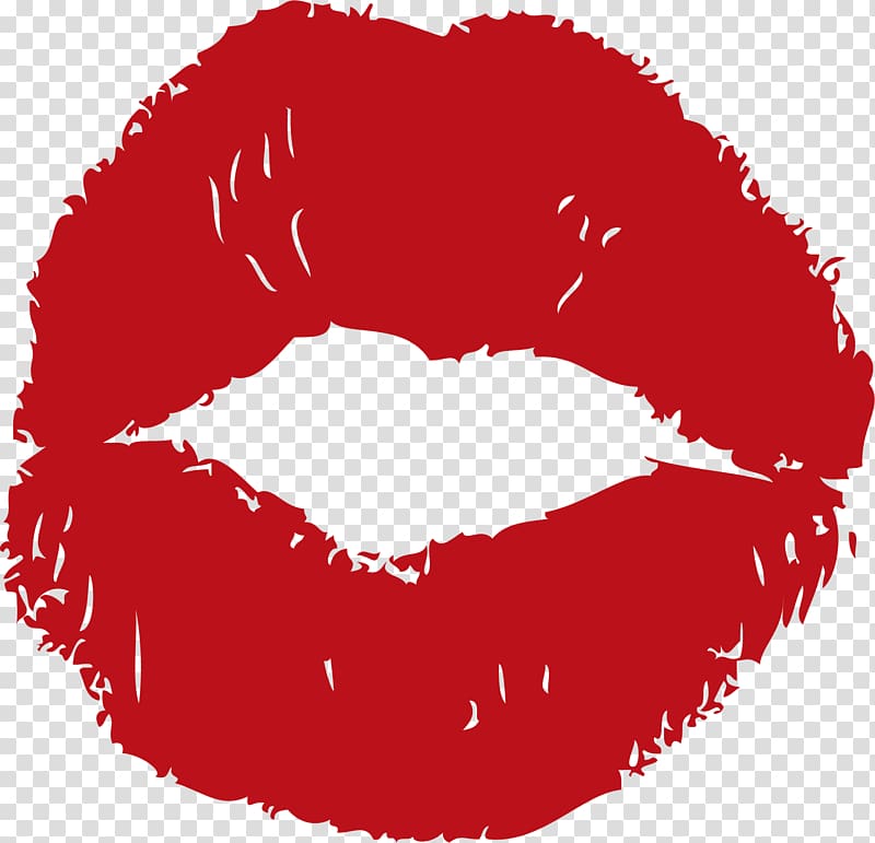 Lip Euclidean Kiss Mouth, Red kisses transparent background PNG clipart