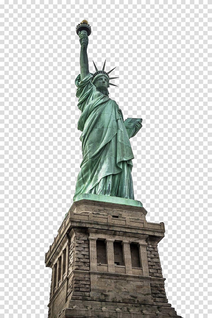 Statue of Liberty, Statue of Liberty Empire State Building One World Trade Center New York Harbor Ellis Island, New York Statue of Liberty HD transparent background PNG clipart