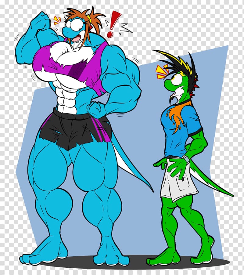 Muscle hypertrophy Furry fandom Art Drawing, muscle growth transparent background PNG clipart