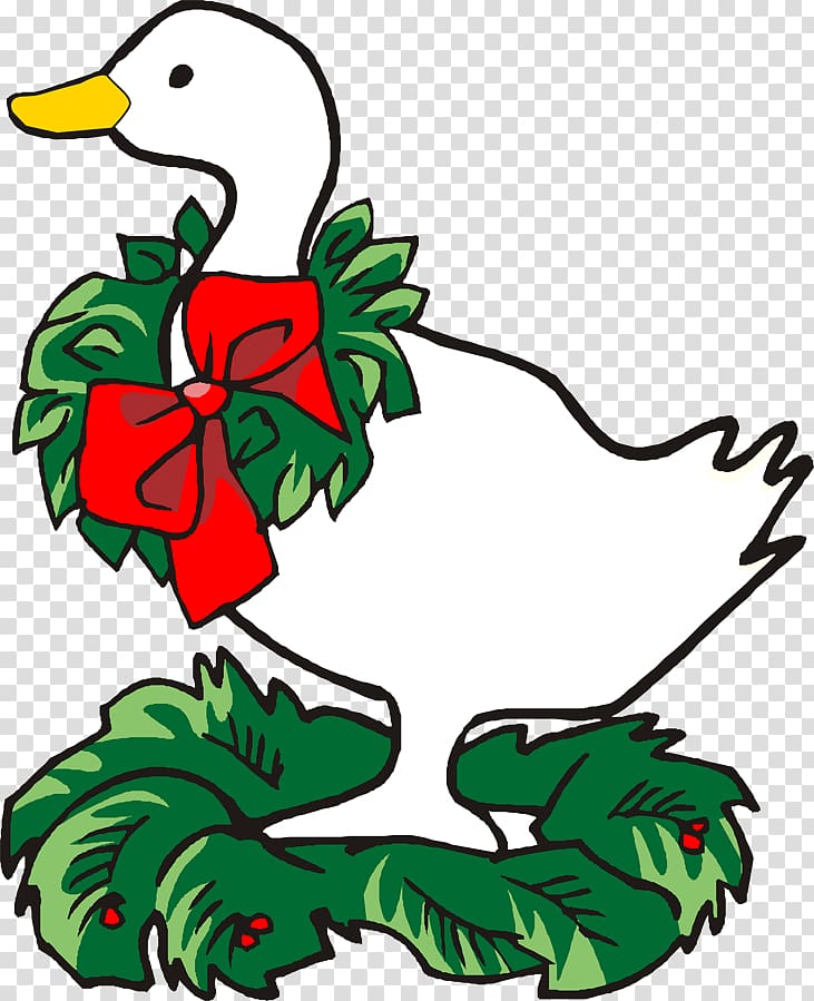Roast goose Christmas Bird , goose transparent background PNG clipart