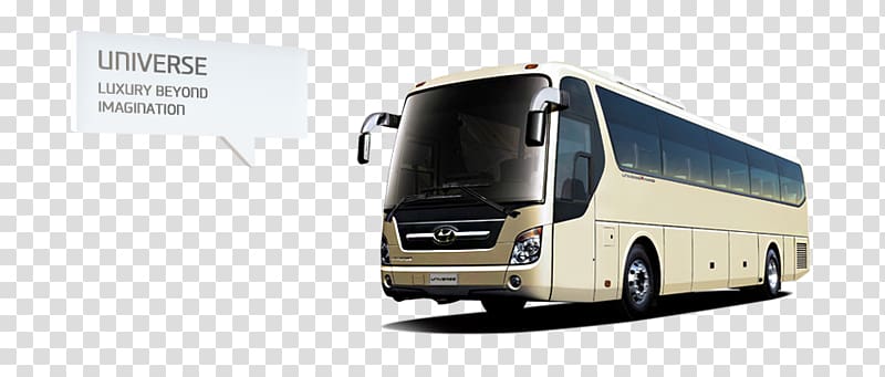 Hyundai Universe Car Bus Hyundai Galloper, luxury bus transparent background PNG clipart