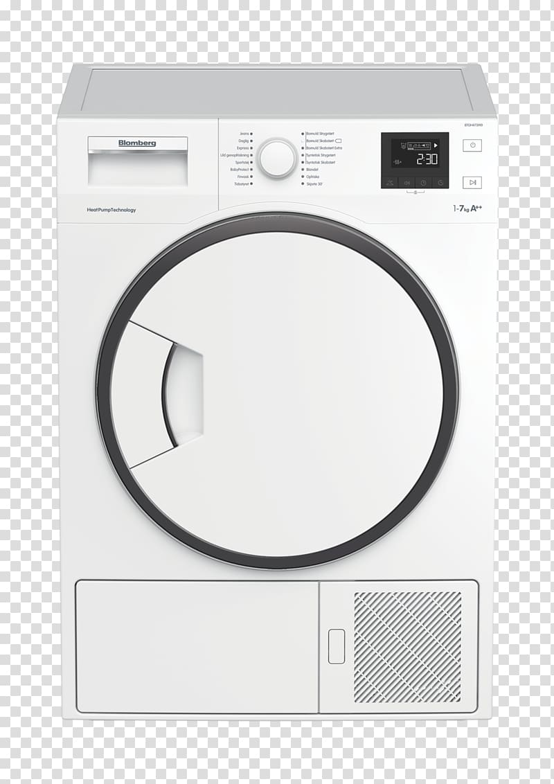 Clothes dryer Blomberg Home appliance Candy Electrolux, candy transparent background PNG clipart