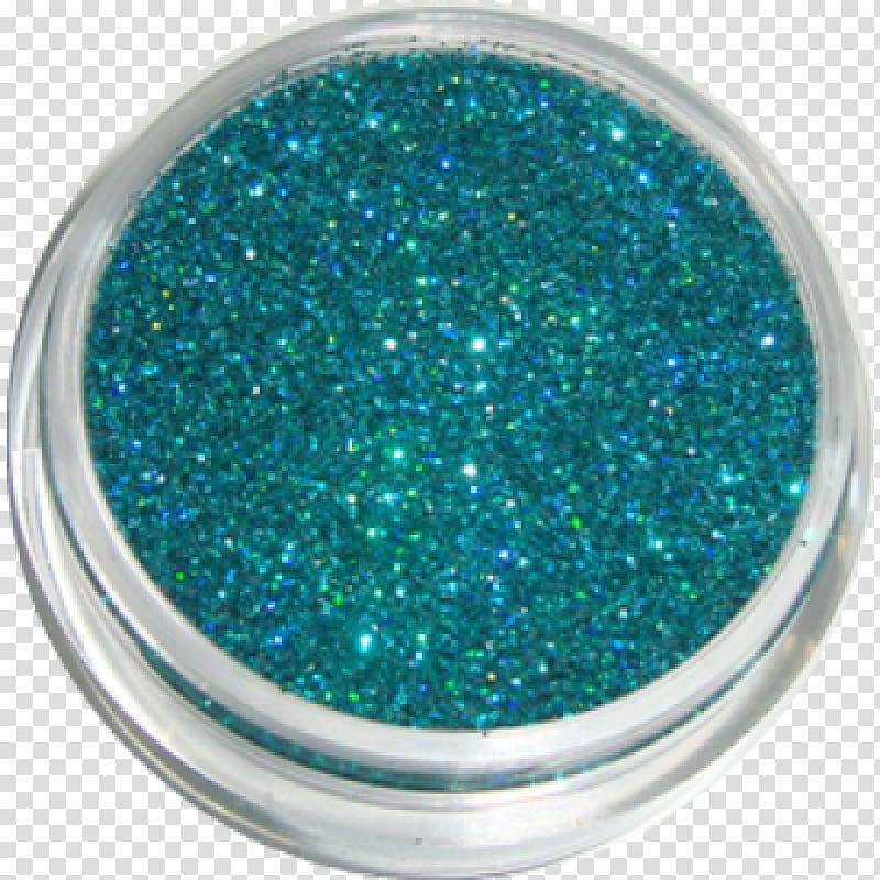 Glitter Cosmetics Color Turquoise Soap, hologram transparent background PNG clipart