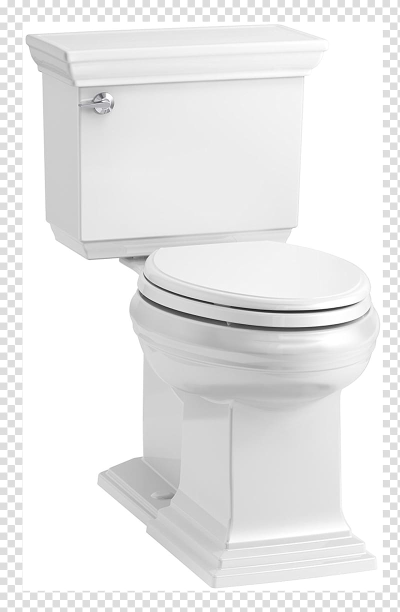 Flush toilet Kohler Co. Trap Bathroom, toilet seat transparent background PNG clipart