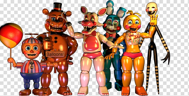 Five Nights at Freddy\'s 2 Art Action & Toy Figures Má vlast, fnaf 2  animatronics transparent background PNG clipart