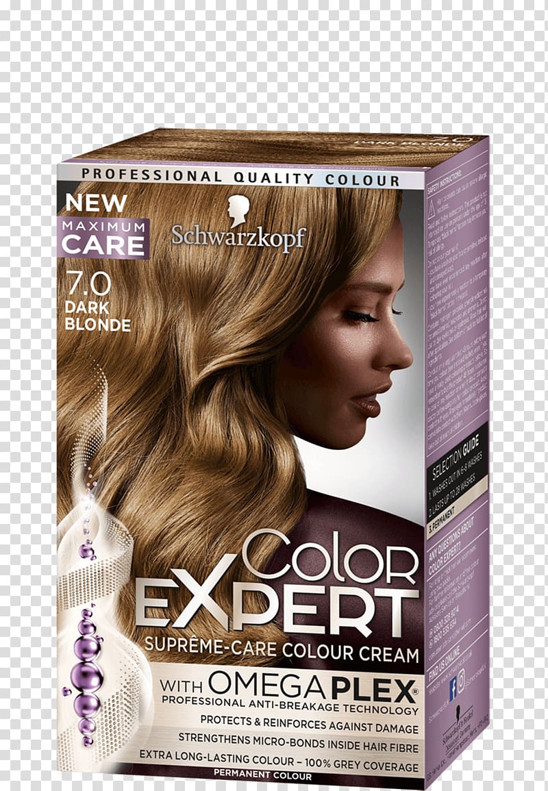 Hair coloring Schwarzkopf Blond, Brown Colour transparent background PNG clipart