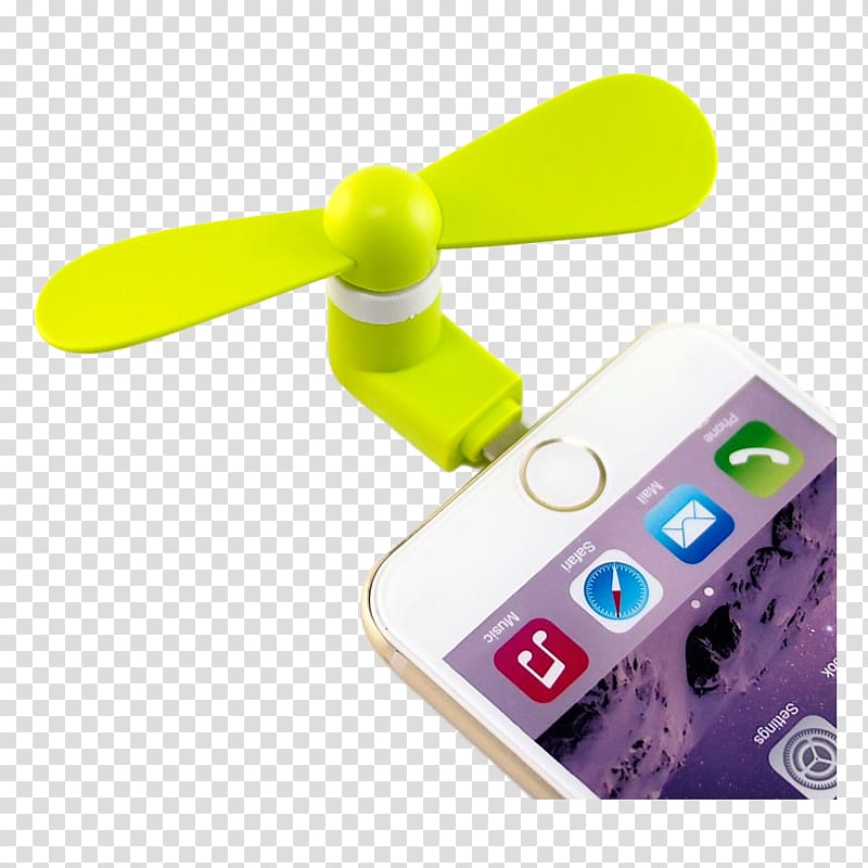 iPhone 5 iPhone 6 Fan Mobile Phone Accessories Mini-USB, Mini Fan transparent background PNG clipart