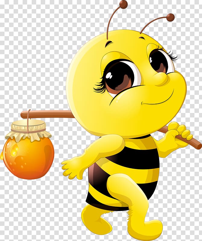 Honey bee Insect Bumblebee , bee transparent background PNG clipart