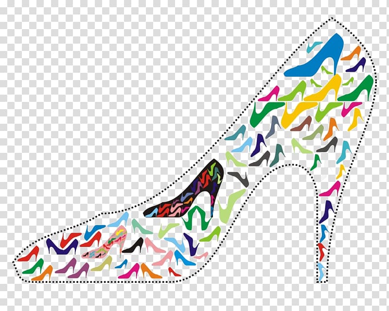 High-heeled footwear Shoe Daphne International Holdings Limited Belle International Retail, Colored high heels convergence transparent background PNG clipart