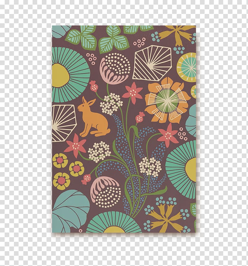 Flower Miellen Pattern, postcard reverse transparent background PNG clipart