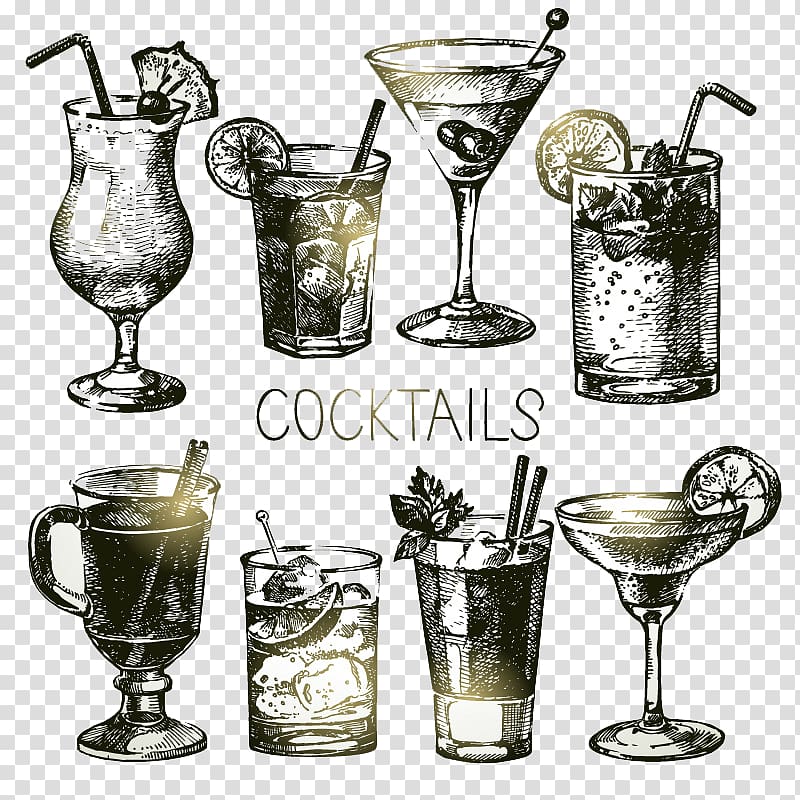 Cocktail Martini Alcoholic drink, Beverage cup transparent background PNG clipart