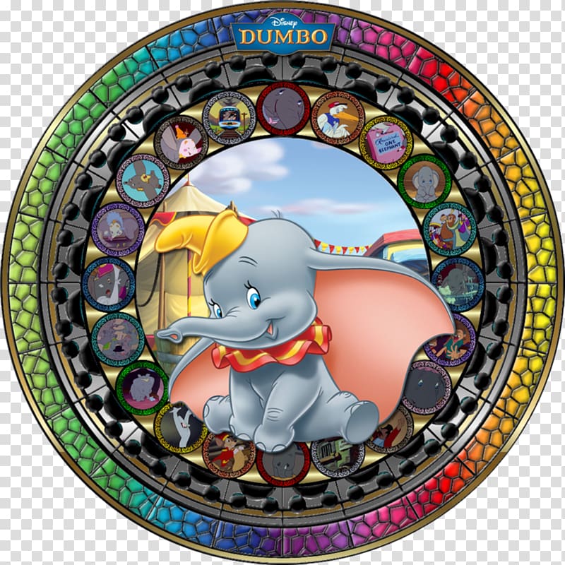 The Jungle Book The Walt Disney Company Stained glass Pink Elephants on Parade, the jungle book transparent background PNG clipart