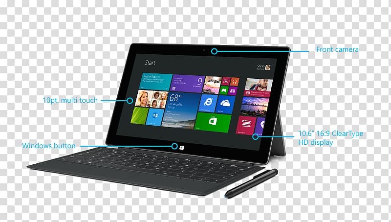 Surface Pro 2 Surface Pro 3 Surface 2, microsoft transparent background PNG clipart