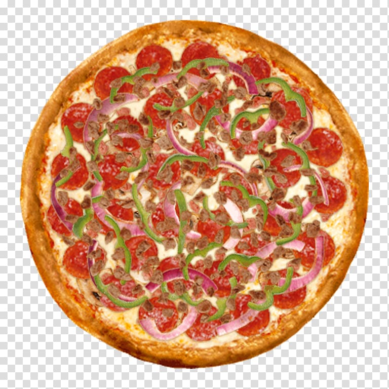 California-style pizza Sicilian pizza New York-style pizza Italian cuisine, pizza transparent background PNG clipart