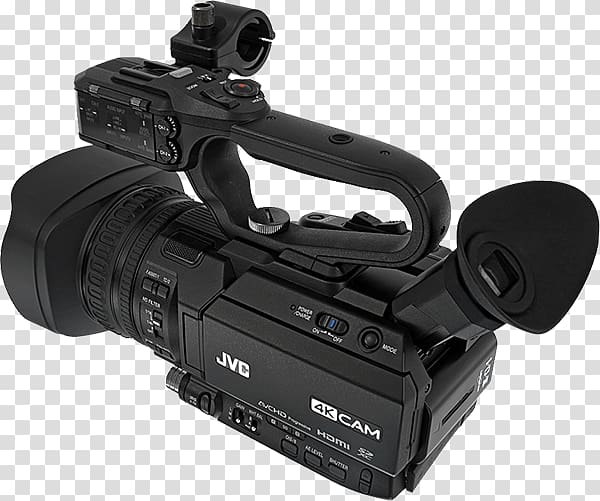 Video Cameras JVC GY-HM200 Camera lens Digital Cameras, Camera transparent background PNG clipart