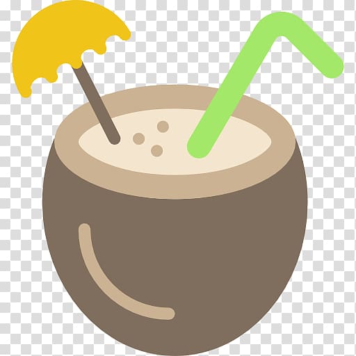 Cocktail Alcoholic drink Scalable Graphics Icon, coconut transparent background PNG clipart