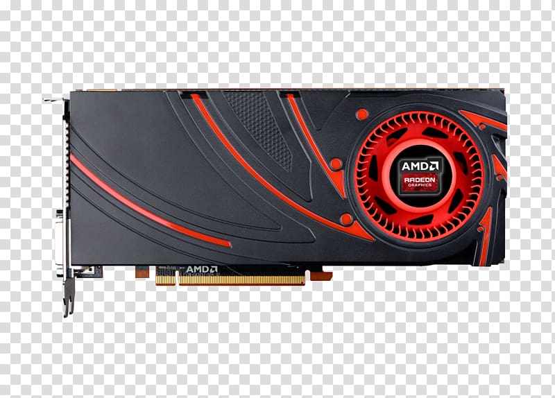 Graphics Cards & Video Adapters AMD Radeon R9 270X AMD Radeon Rx 200 series GDDR5 SDRAM, Radeon Hd 4000 Series transparent background PNG clipart