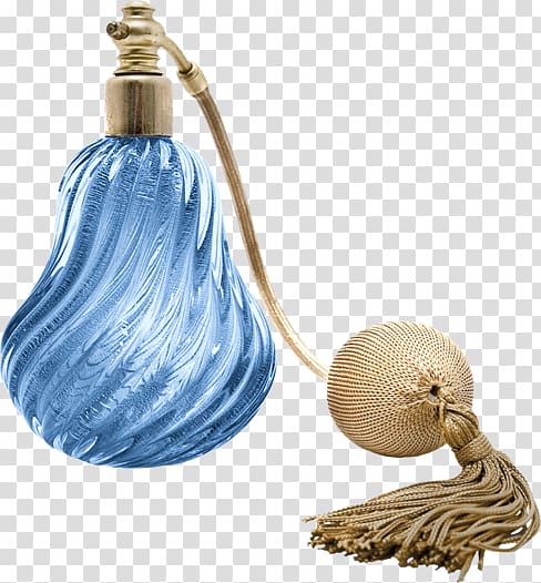 Perfume Sunscreen Cosmetics Fragrance oil Eau de Cologne, Blue bulb transparent background PNG clipart