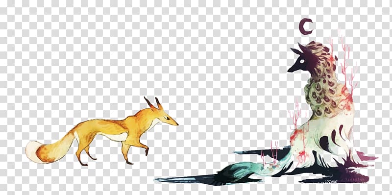 Fox Fauna Pet Illustration, Fox transparent background PNG clipart