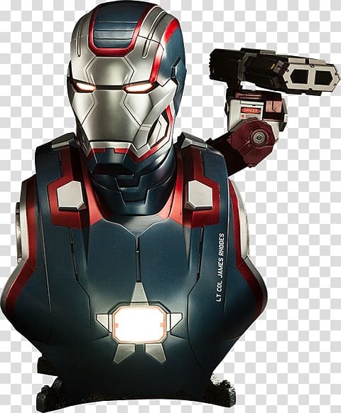 Iron Man War Machine Sideshow Collectibles Spider-Man Iron Patriot, Iron Man transparent background PNG clipart
