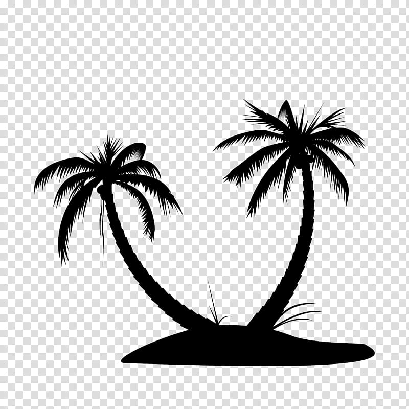 Palm Islands Silhouette , Palm transparent background PNG clipart