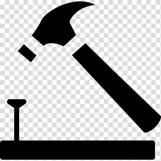 Hammer Computer Icons Tool, hammer and nails transparent background PNG clipart