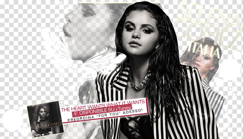 Selena Gomez Selenators For You The Heart Wants What It Wants Italy, selena gomez transparent background PNG clipart
