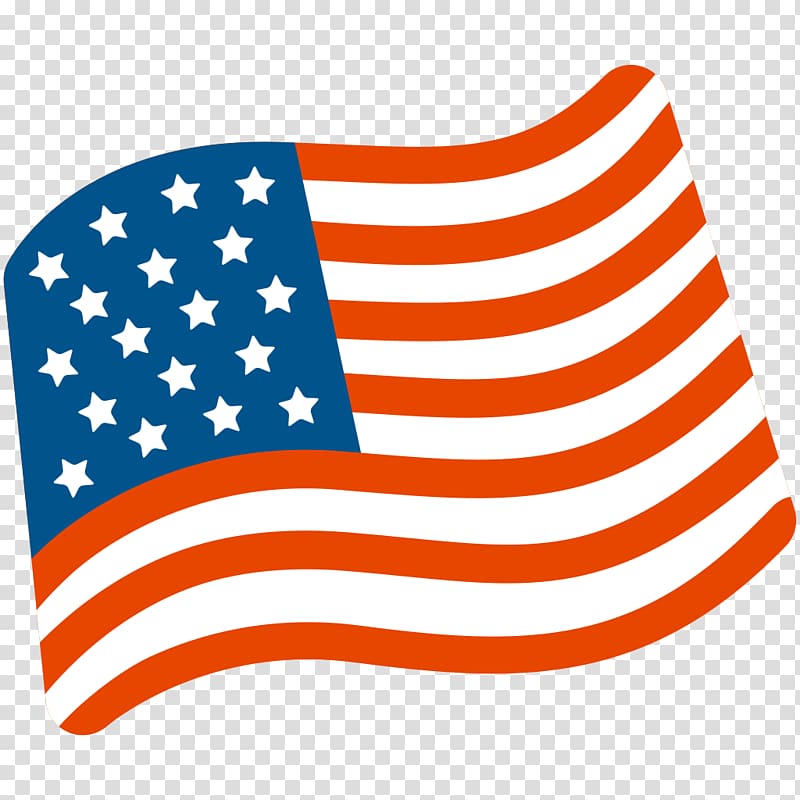 Flag of the United States Emoji Regional Indicator Symbol, USA transparent background PNG clipart