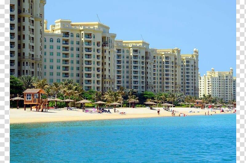 Palm Jumeirah Shoreline Residences Apartment Hotel Beach Condominium, apartment transparent background PNG clipart