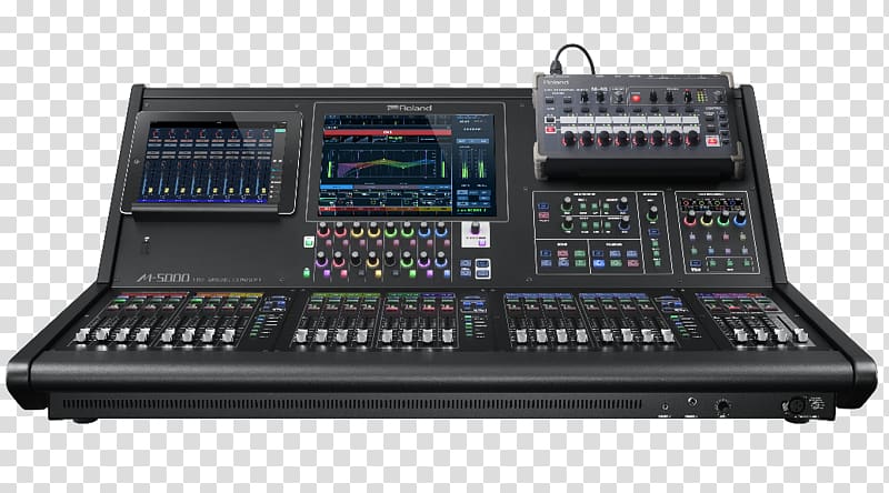 Audio Mixers Digital mixing console Roland Corporation Digital data Vision mixer, roland transparent background PNG clipart