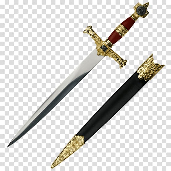Bowie knife Push dagger Sword, King SOLOMON transparent background PNG clipart