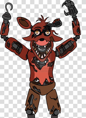 Nightmare Foxy, scott Cawthon, Marionette, Jump scare, five Nights At  Freddys 2, five Nights At Freddys, concept Art, Chibi, Gaming, artwork