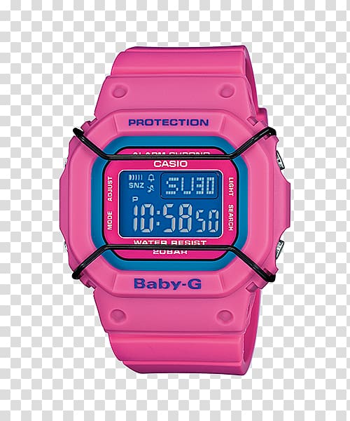 G-Shock Watch Casio Baby-G BG169R Chronograph, Laurence Fishburne transparent background PNG clipart