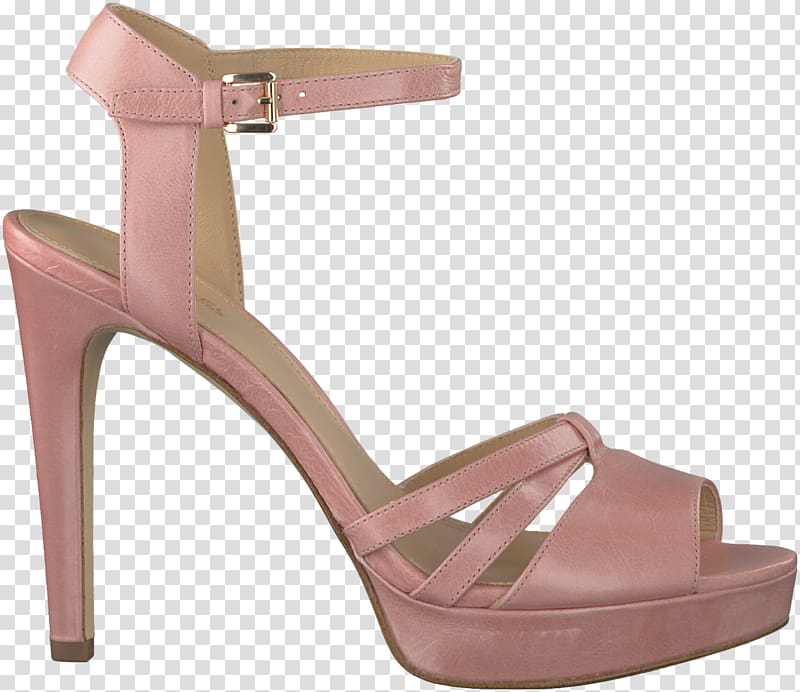 Sandal Shoe Pink High-heeled footwear, sandals transparent background PNG clipart