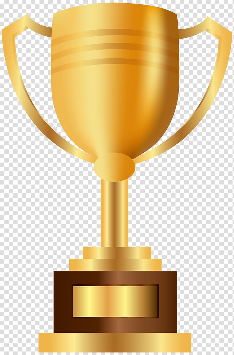 gold trophy, Prize Trophy , Gold Prize Cup transparent background PNG clipart