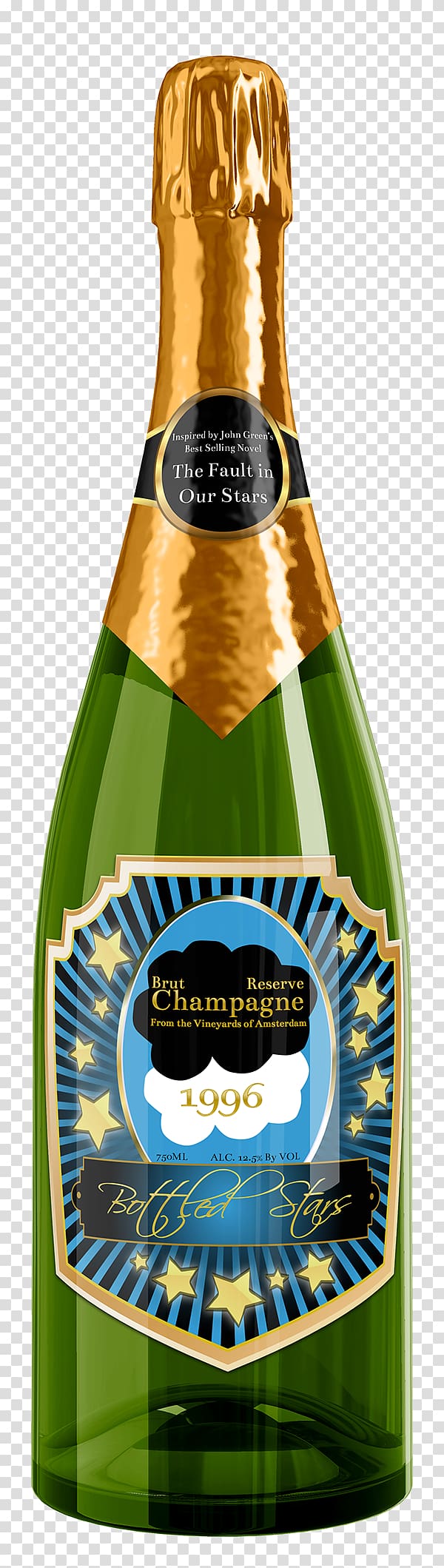 Champagne Beer bottle Wine The Fault in Our Stars, champagne transparent background PNG clipart