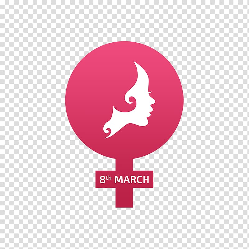 International Womens Day March 8 Woman Font, 8 March Women Day Sign transparent background PNG clipart