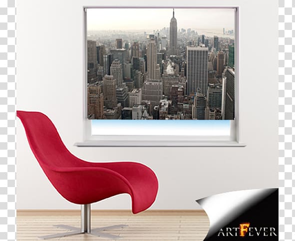 Manhattan Window Blinds & Shades Wall decal Skyline Blackout, new york skyline transparent background PNG clipart