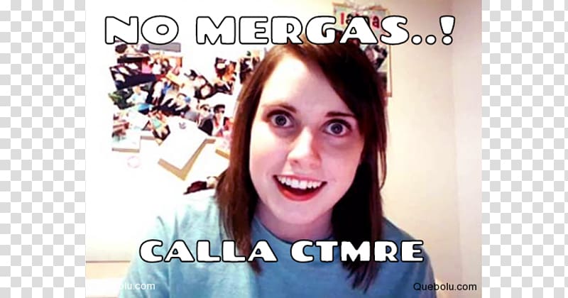 Overly Attached Girlfriend YouTube Best of the Best Internet meme, youtube transparent background PNG clipart