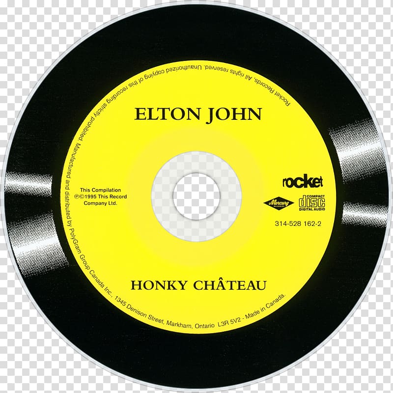 Honky Château Compact disc Tumbleweed Connection Music Television, Elton John transparent background PNG clipart