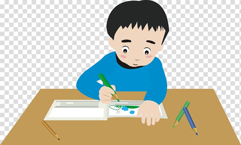 Student Estudante Learning , Write the work of learning children transparent background PNG clipart